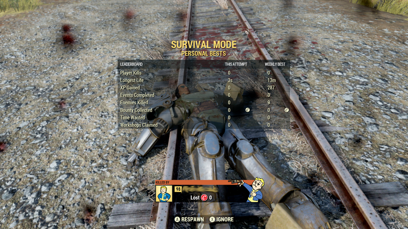 Illustration for article titled In Fallout 76's Brutal New Survival Mode, You're Either Level 100 Or Dead Meat